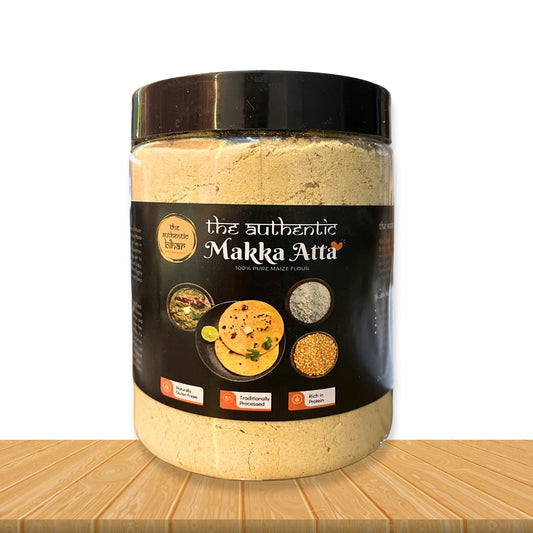 The Authentic Bihar Makka Atta (Maize Flour) – 100% Pure, Stone-Ground & Gluten-Free | Rich in Fiber | Ideal for Rotis, Parathas & Snacks