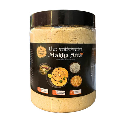 The Authentic Bihar Makka Atta (Maize Flour) – 100% Pure, Stone-Ground & Gluten-Free | Rich in Fiber | Ideal for Rotis, Parathas & Snacks