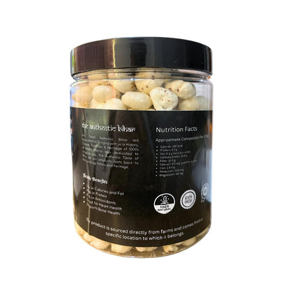 The Authentic Bihar Premium Makhana (Foxnuts) – 100% Natural, Crunchy & Nutritious | Rich in Protein & Fiber | Healthy Snack | 250 GRAM
